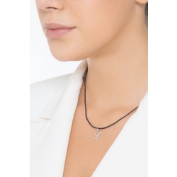 Pendentif initiale L Or blanc 18 carats 2