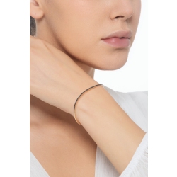 Black diamonds bracelet in rose gold 18k 2