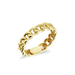 Anillo en oro amarillo de 18 quilates