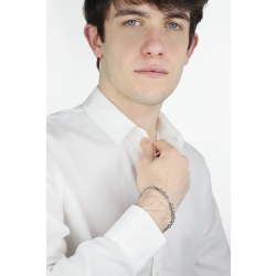 Bracciale a catena in oro bianco 18k 2