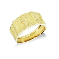 Anillo en oro amarillo de 18k 