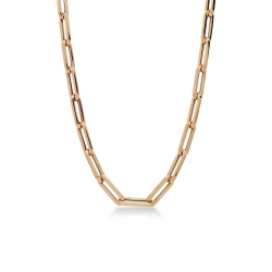 750 rose gold chain necklace