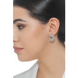 Design hoop earrings with diamonds 2
