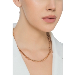 Roségold 18K Kette Paperclip 2