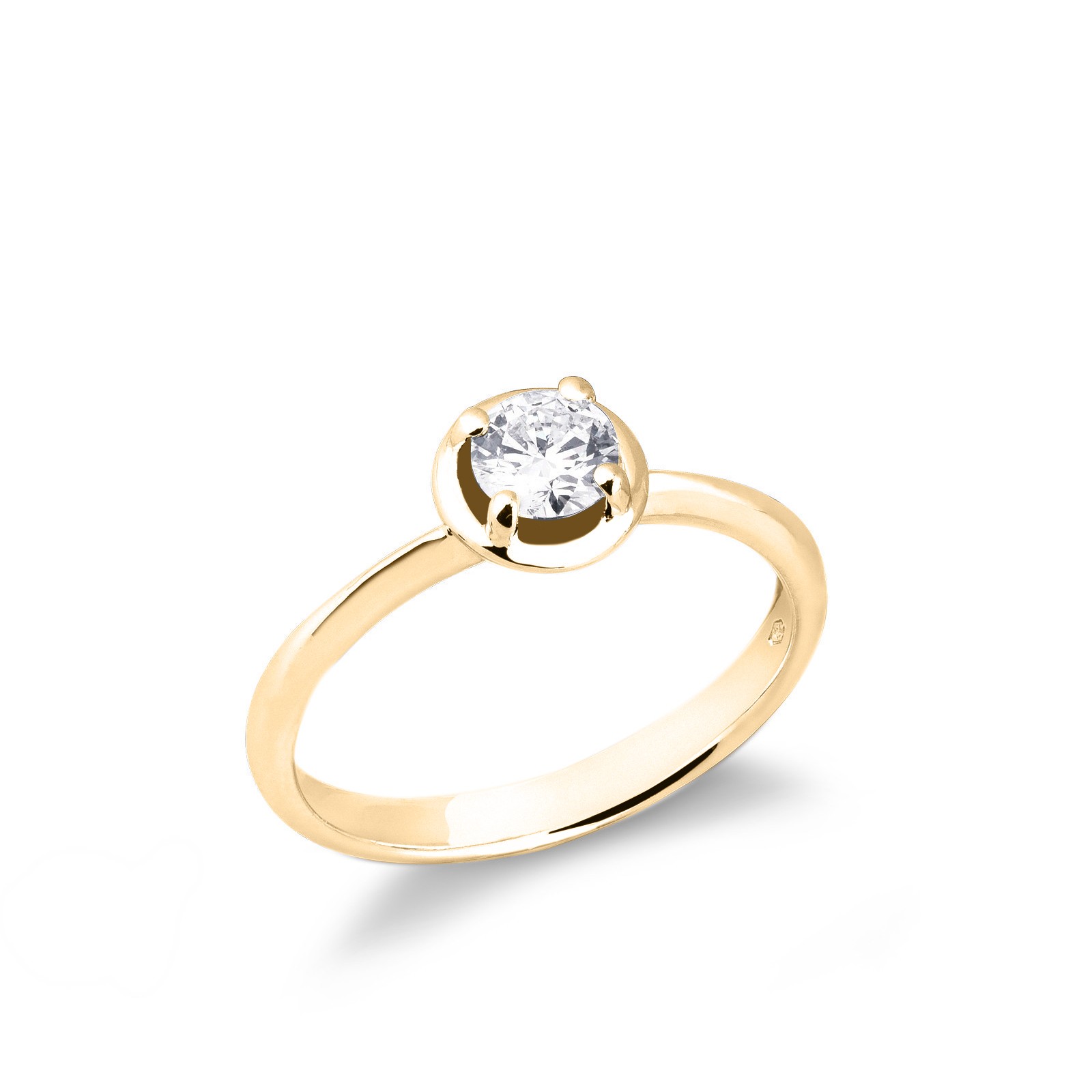 Linear Solitaire Setting with Heart on the Band