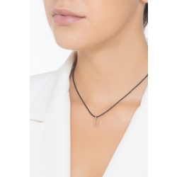 Pendentif avec la lettre initiale H en majuscule en or jaune 18 carats 2