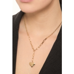 Collana in oro giallo 18k con pendente cuore 2