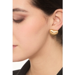 Boucles d'oreilles en or jaune 18K femme 2