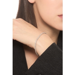 Weißgold Tennisarmband mit Diamanten 2
