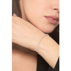 Weißgold 18K Armreif Aura mit Brillanten  2
