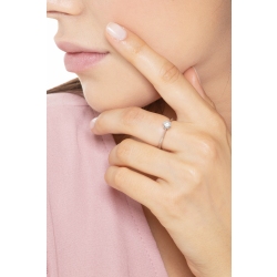 Solitaire white gold 18k with diamond 0.40 ct 2