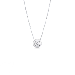 Pendentif diamant solitaire 0.30 ct