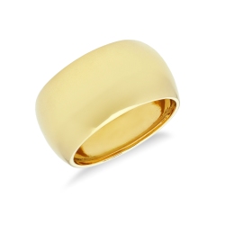 Band ring in 18k yellow gold
