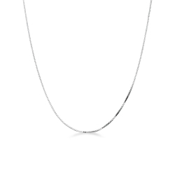 Small venetian chain in 18k white gold