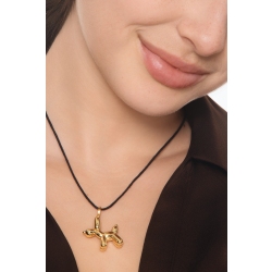 Pendentif chien ballon en or jaune 18k 2