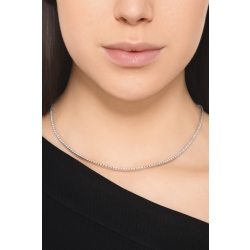 Collar Tennis en Oro Blanco 18k con Diamantes Naturales 2