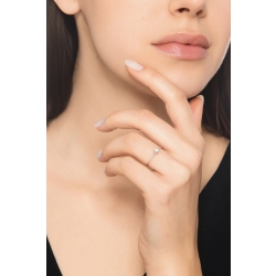 Anillo Solitario Oro Blanco 18K 4 Garras y Diamante 2