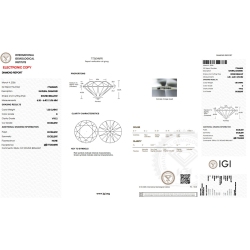 Diamante certificado IGI 1.00 CT D VVS2  2
