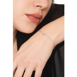Initial I bracelet white gold and diamonds 2
