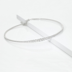Diamant Choker Weißgold 18 Karat