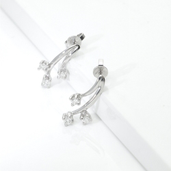 Boucles d'oreilles Trilogy Diamants Or 750