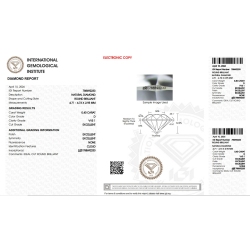 Diamante Certificato IGI   CT 0,40  D  VVS 1 2