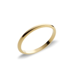 18k yellow gold thin ring