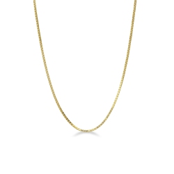 Gelbgold 18K Venezianer Kette, 45 cm