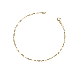 Bracelet en chaîne en or jaune 18k
