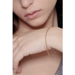 Bracciale in oro giallo 18k, cm 19 2