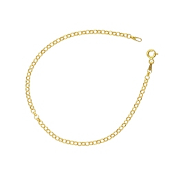 Pulsera en oro amarillo 18k con una longitud de 19 cm