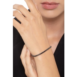 Pulsera Tennis en Oro 18k con Diamantes Negros 2