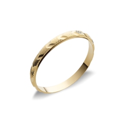 Unoaerre wedding ring in yellow gold 18k