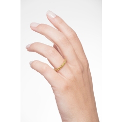Anillo Eternity en Oro Amarillo 18k con Diamantes Amarillos 2