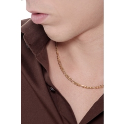 18k yellow gold Figaro chain 2