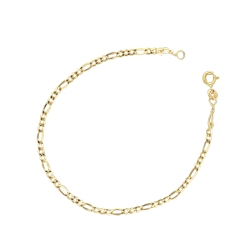 750 yellow gold bracelet for man
