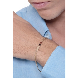 Groumette link Bracelet 18k Gold cm 21 2