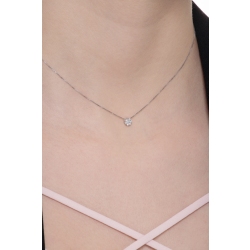 Collier Lumière en or blanc 18 carats avec diamants 2