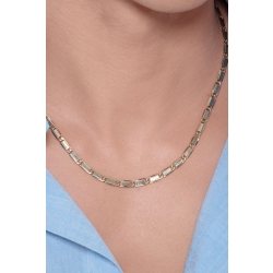 Halskette Herren Weissgold Gelbgold 2