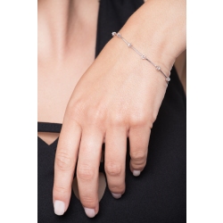 Segment Bracelet 18k White Gold with Diamond  2