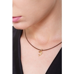 Colgante delfín en oro amarillo 18k, 1 cm 2