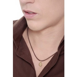 18k yellow gold four-leaf clover pendant  2