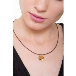 18k yellow gold, divisible heart pendant 2