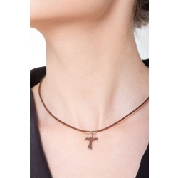 Pendant 18k White Gold with Tao cross 2