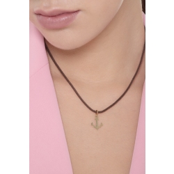 Colgante Ancla en oro blanco 18k unisex 2